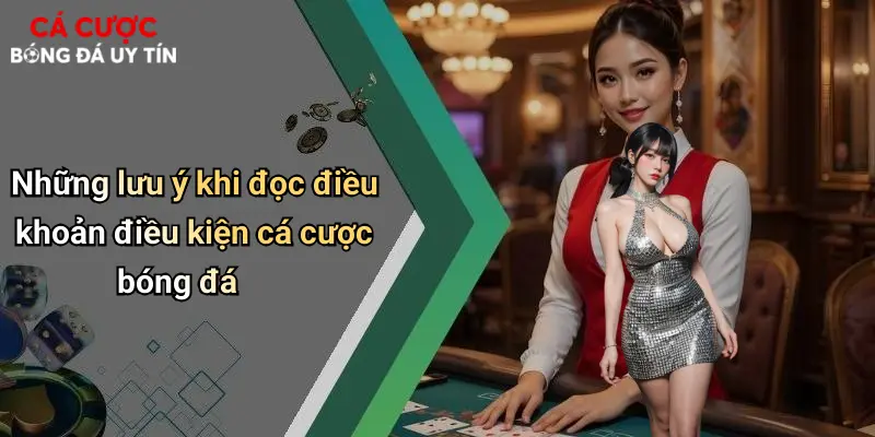 Những lưu ý khi đọc điều khoản điều kiện cá cược bóng đá